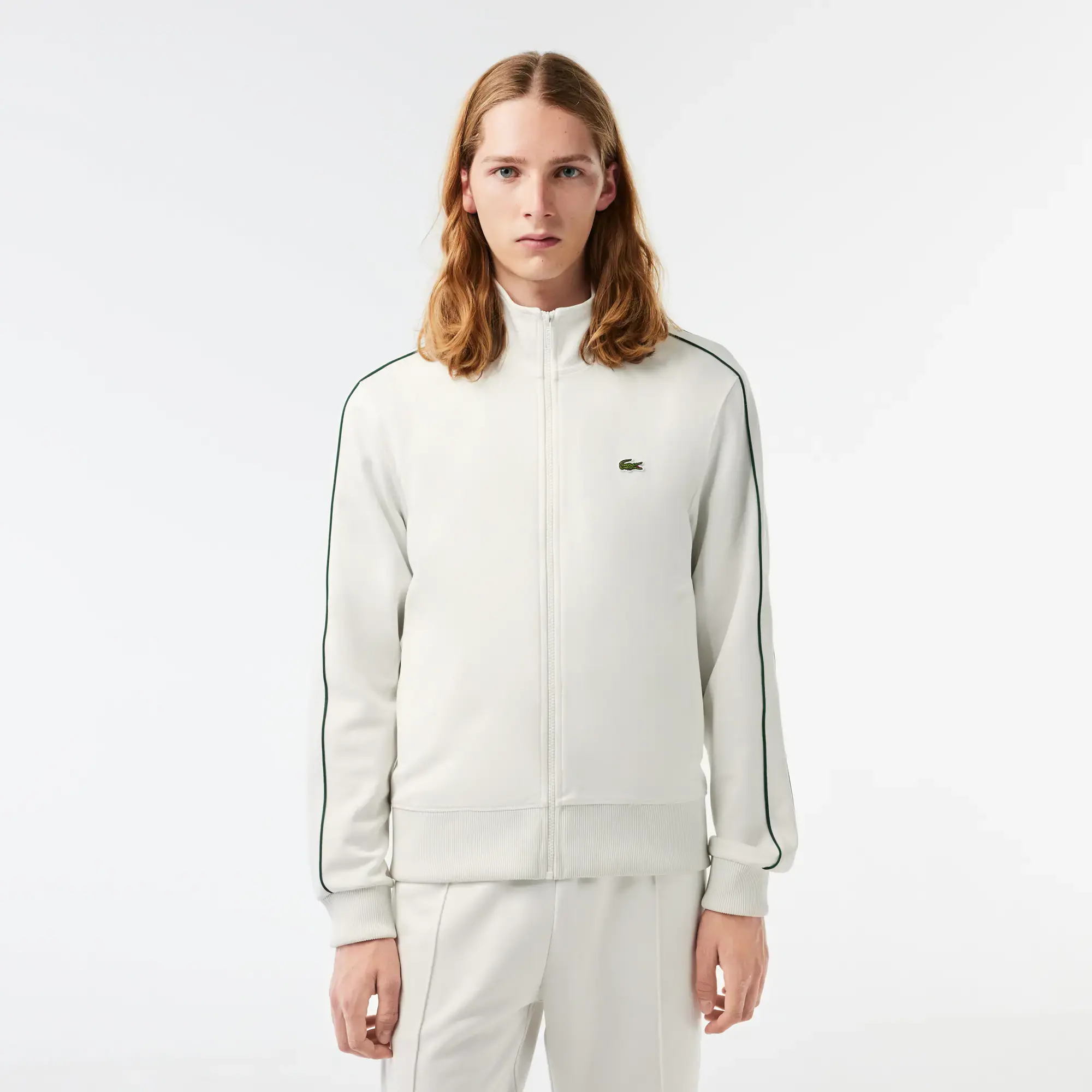 Lacoste Men's Paris Piqué Track Jacket. 1