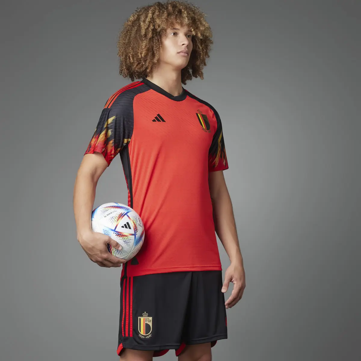 Adidas Belgium 22 Home Authentic Jersey. 1