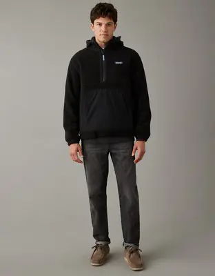 American Eagle 24/7 Fleece Quarter-Zip Sweatshirt. 1