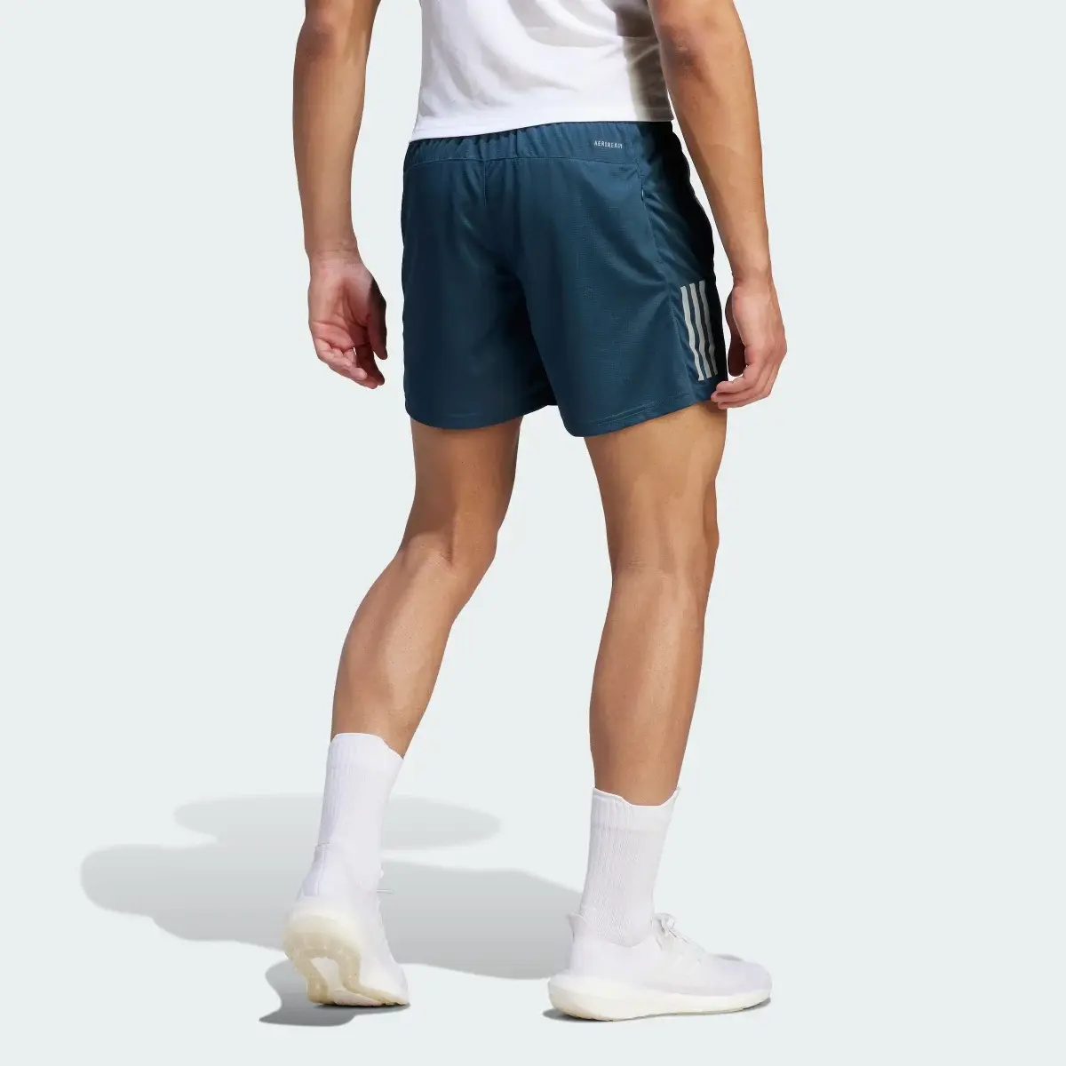 Adidas Own the Run Carbon Measured Shorts. 2