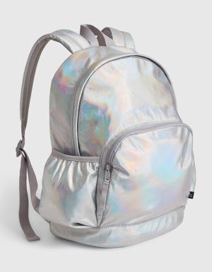 Kids Recycled Backpack silver
