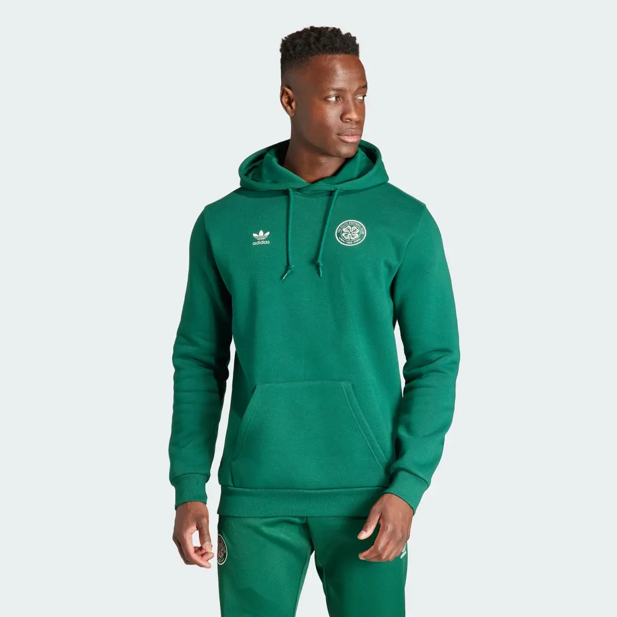Adidas Camisola com Capuz Trefoil Essentials do Celtic FC. 2