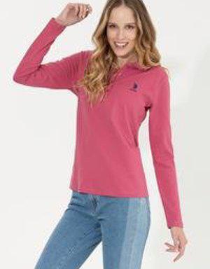 Kadın Pembe Basic Sweatshirt