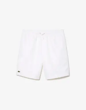 Tennis-Shorts aus rautenförmig gewebtem Taft LACOSTE SPORT Tennis