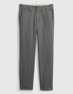 Gap Kids Uniform Skinny Khakis gray