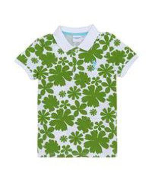 Erkek Çocuk Yeşil Polo Yaka T-Shirt
