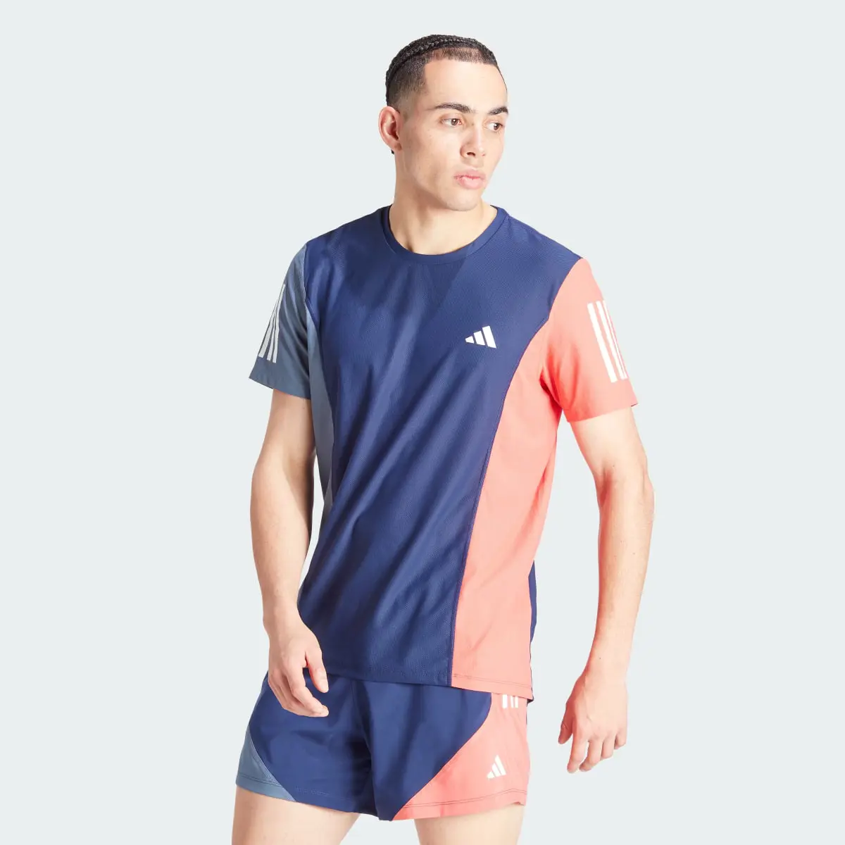 Adidas Own The Run Colorblock T-Shirt. 2