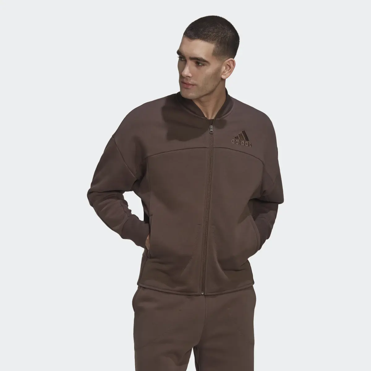 Adidas Chaqueta Studio Lounge Fleece. 2