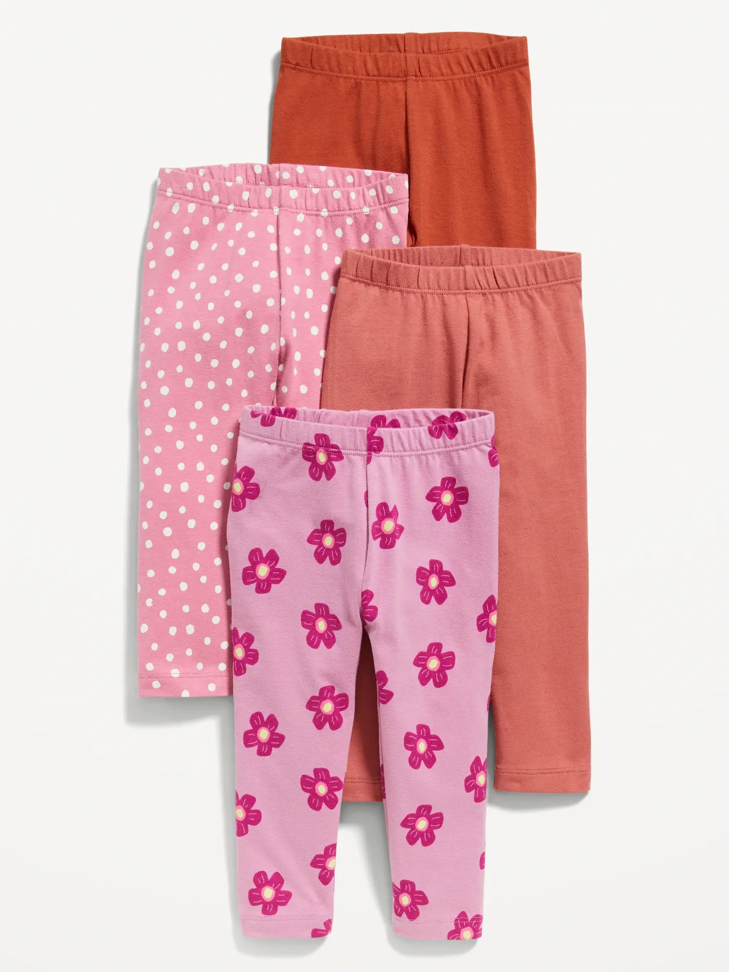 Old Navy Leggings 4-Pack for Toddler Girls pink. 1