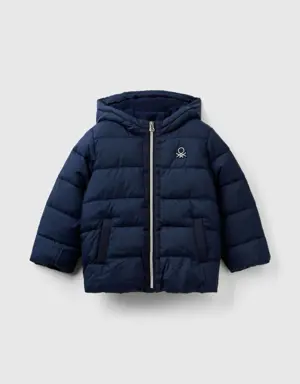 padded "rain defender" jacket