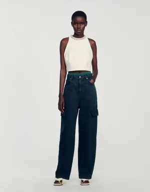 Tweed cropped top Login to add to Wish list