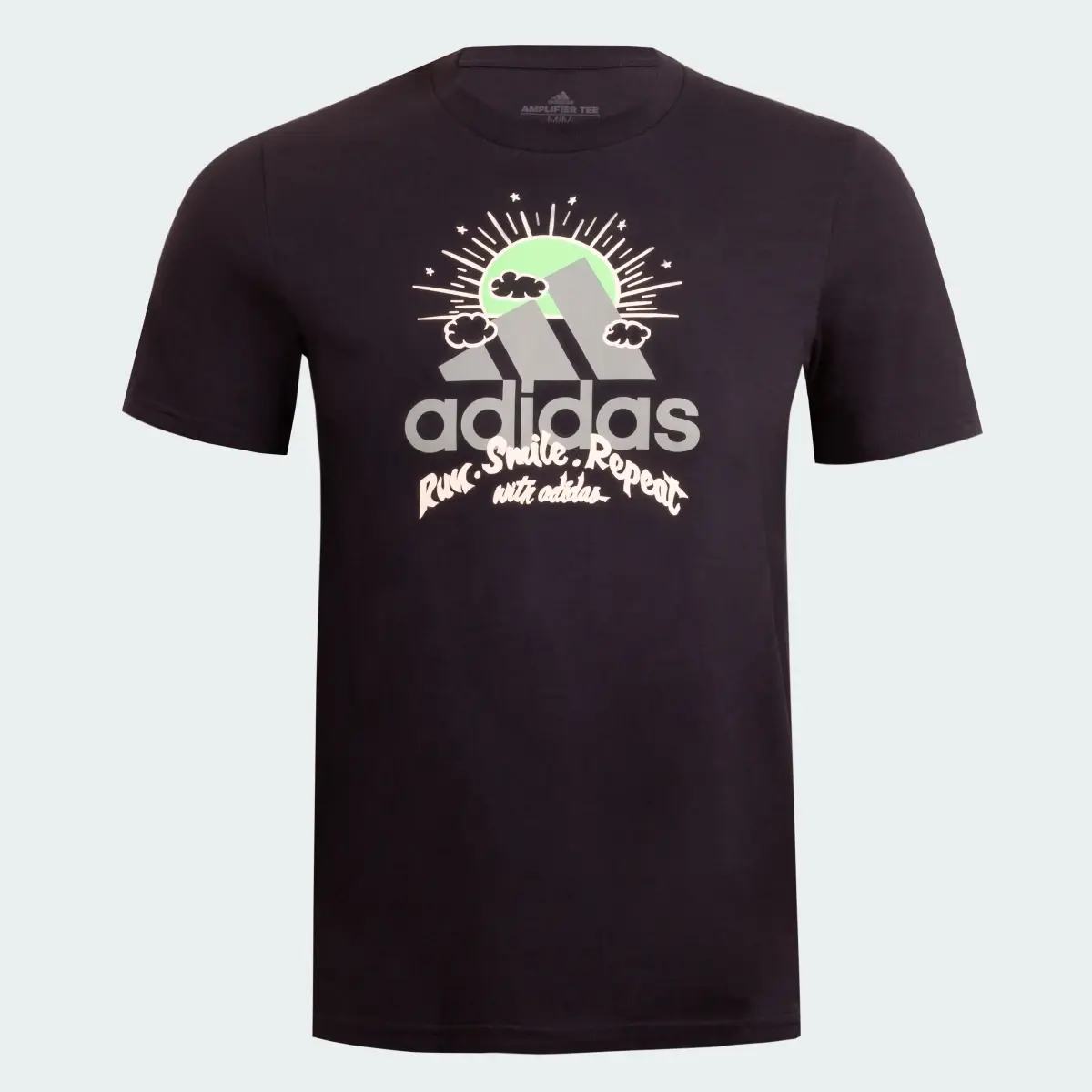 Adidas Playera Graphic A World Run. 1