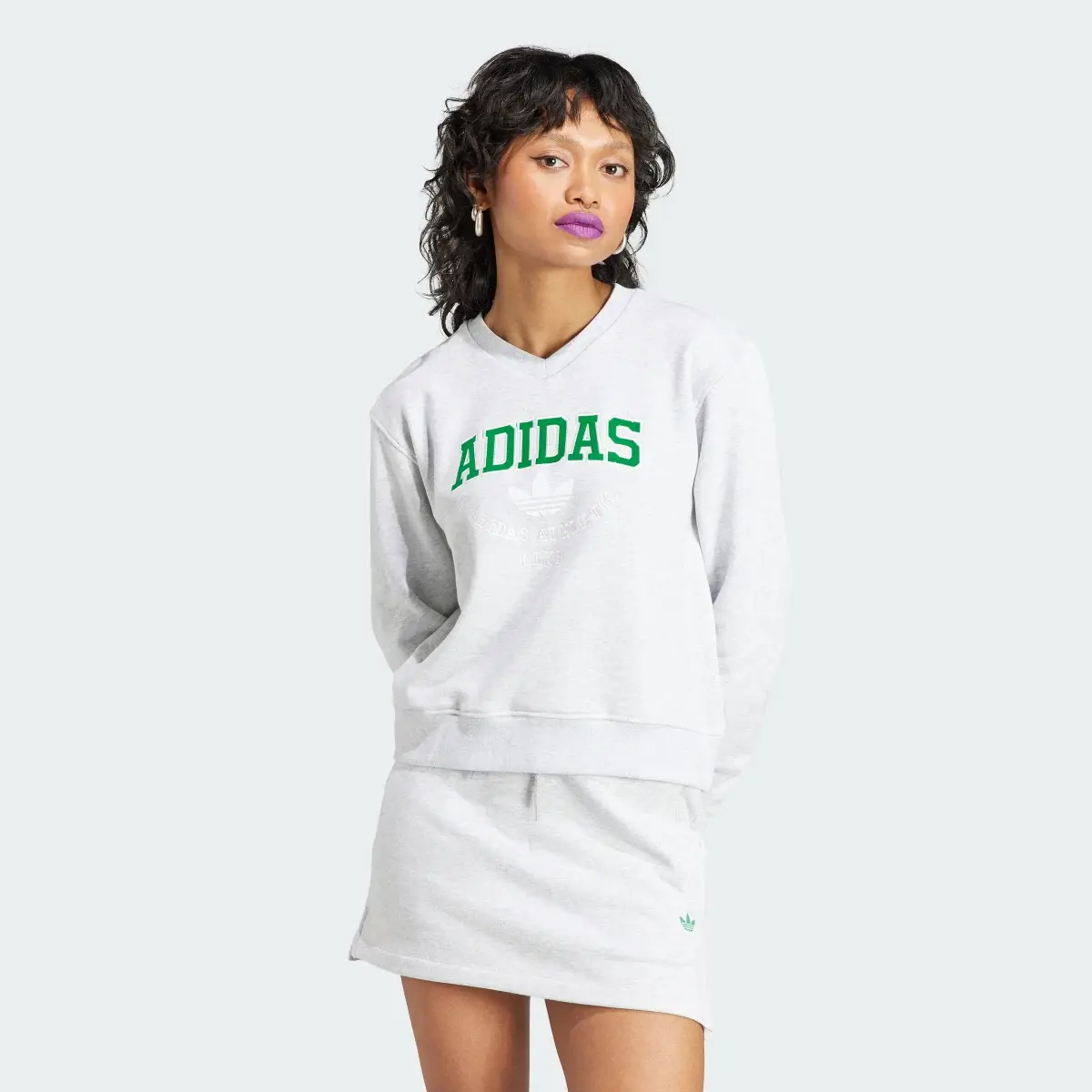 Adidas College Graphic Sweatshirt. 2