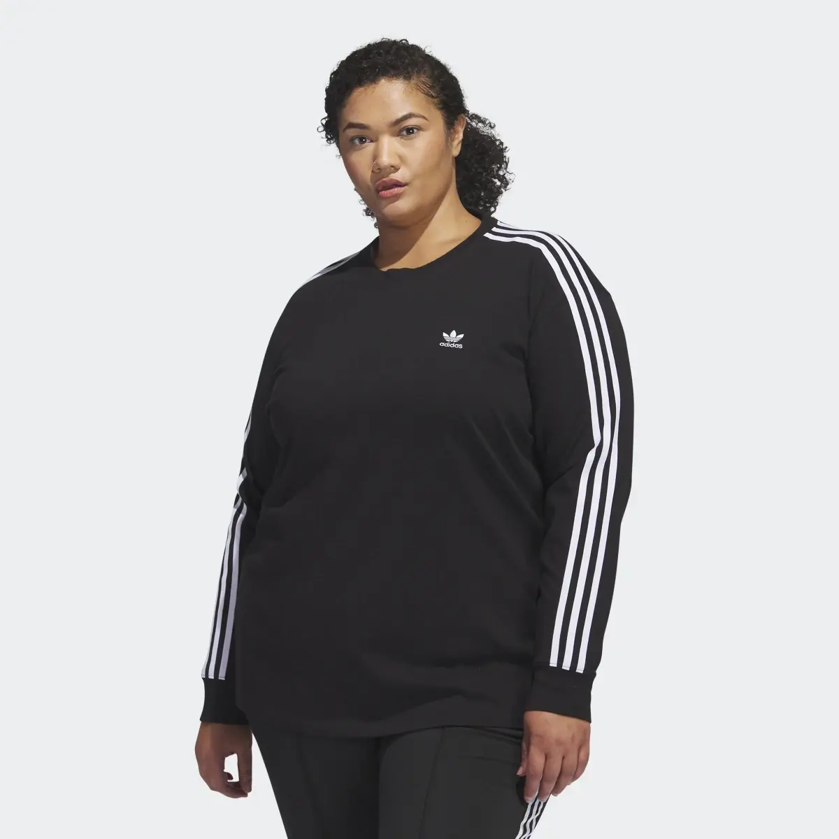 Adidas Koszulka Adicolor Classics Long Sleeve (Plus Size). 2