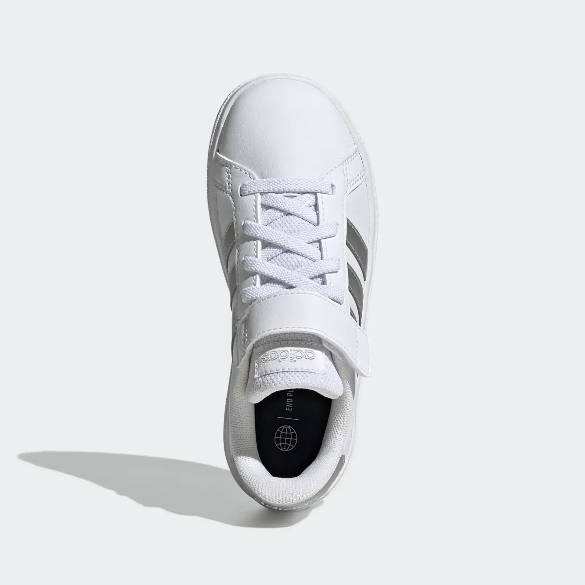 Adidas Scarpe Grand Court Elastic Lace and Top Strap. 3
