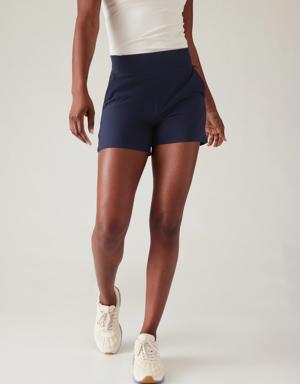 Athleta Brooklyn Mid Rise Short blue