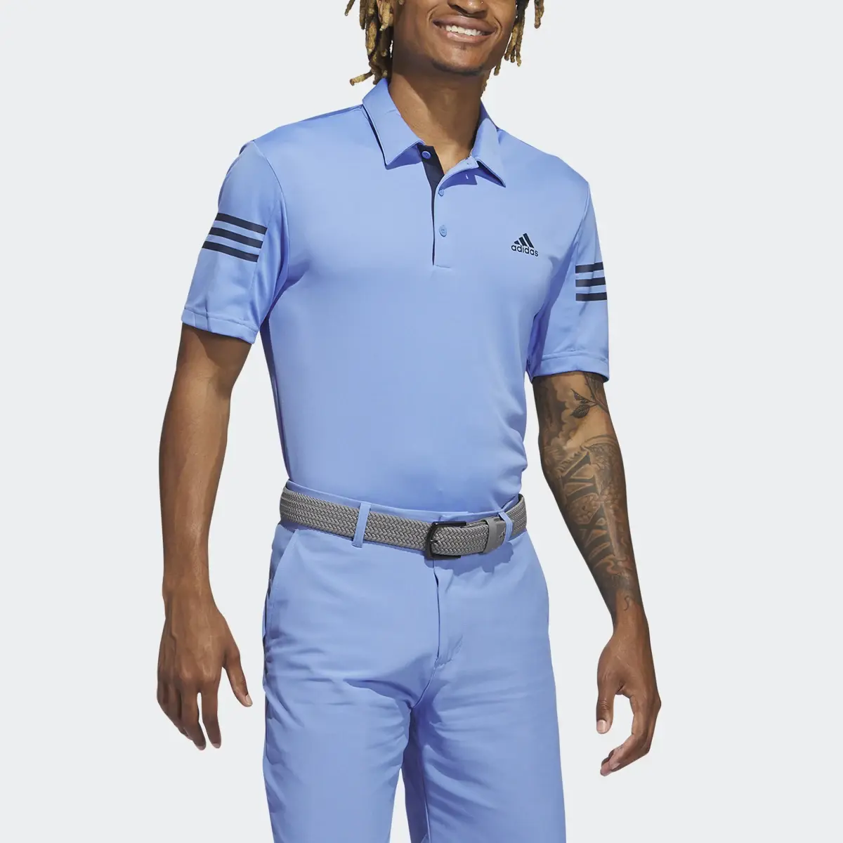 Adidas 3 STRP SLV POLO. 1