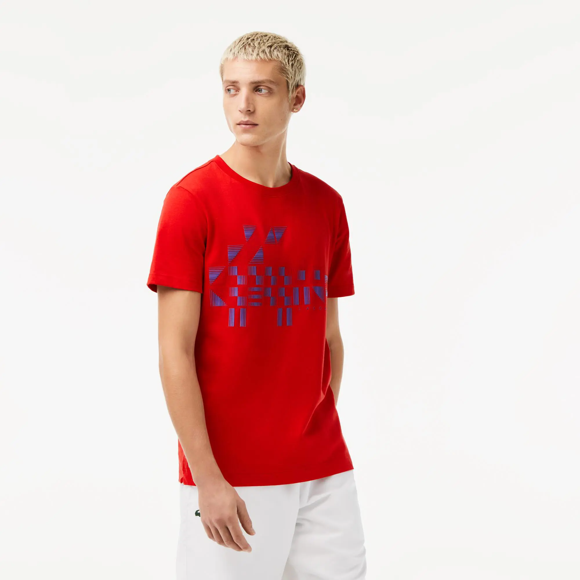 Lacoste T-shirt com estampado Lacoste SPORT x Novak Djokovic para homem. 1