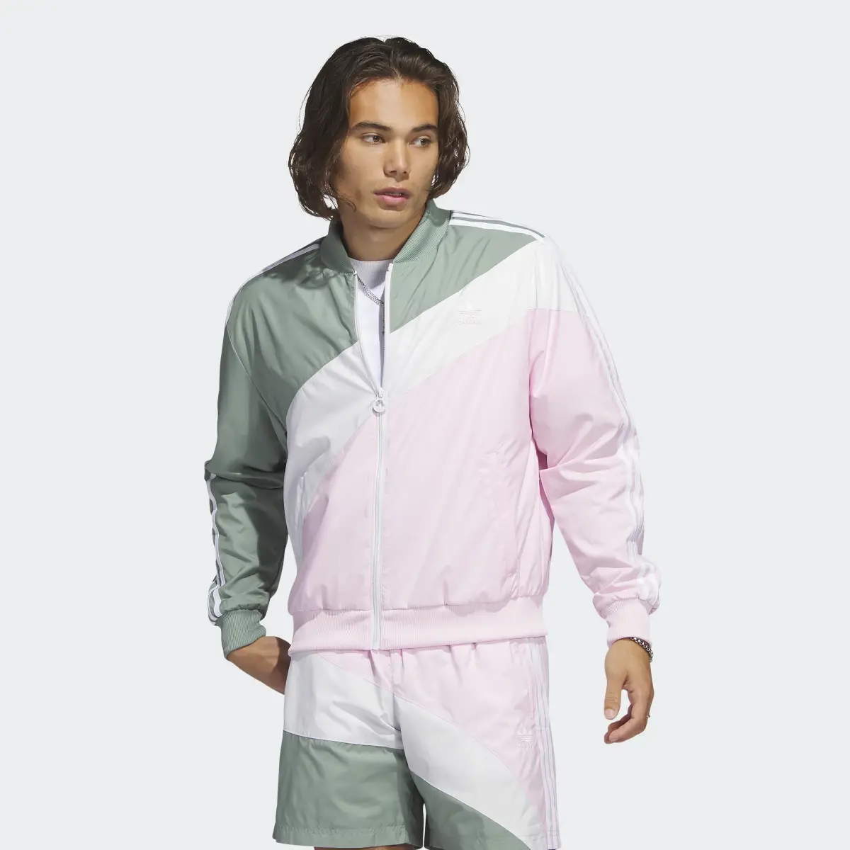 Adidas Swirl Woven Track Jacket. 2