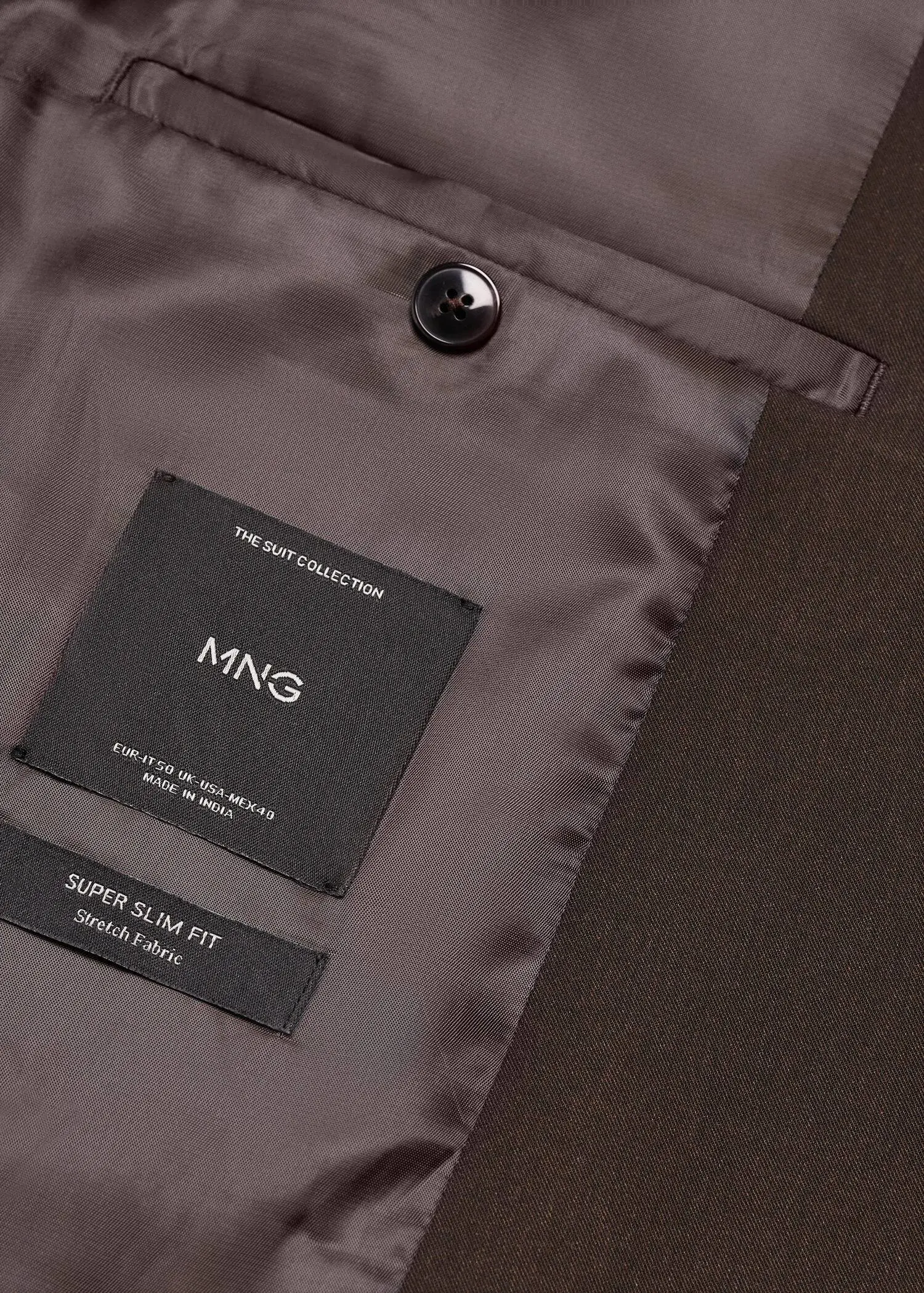 Mango Veste costume super slim-fit tissu stretch. 3