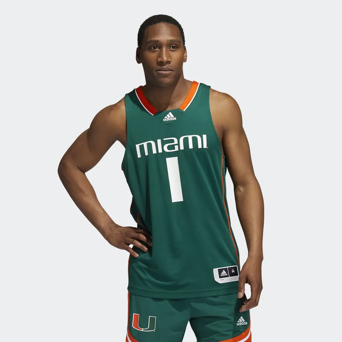 Adidas Hurricanes NCAA Swingman Jersey. 2