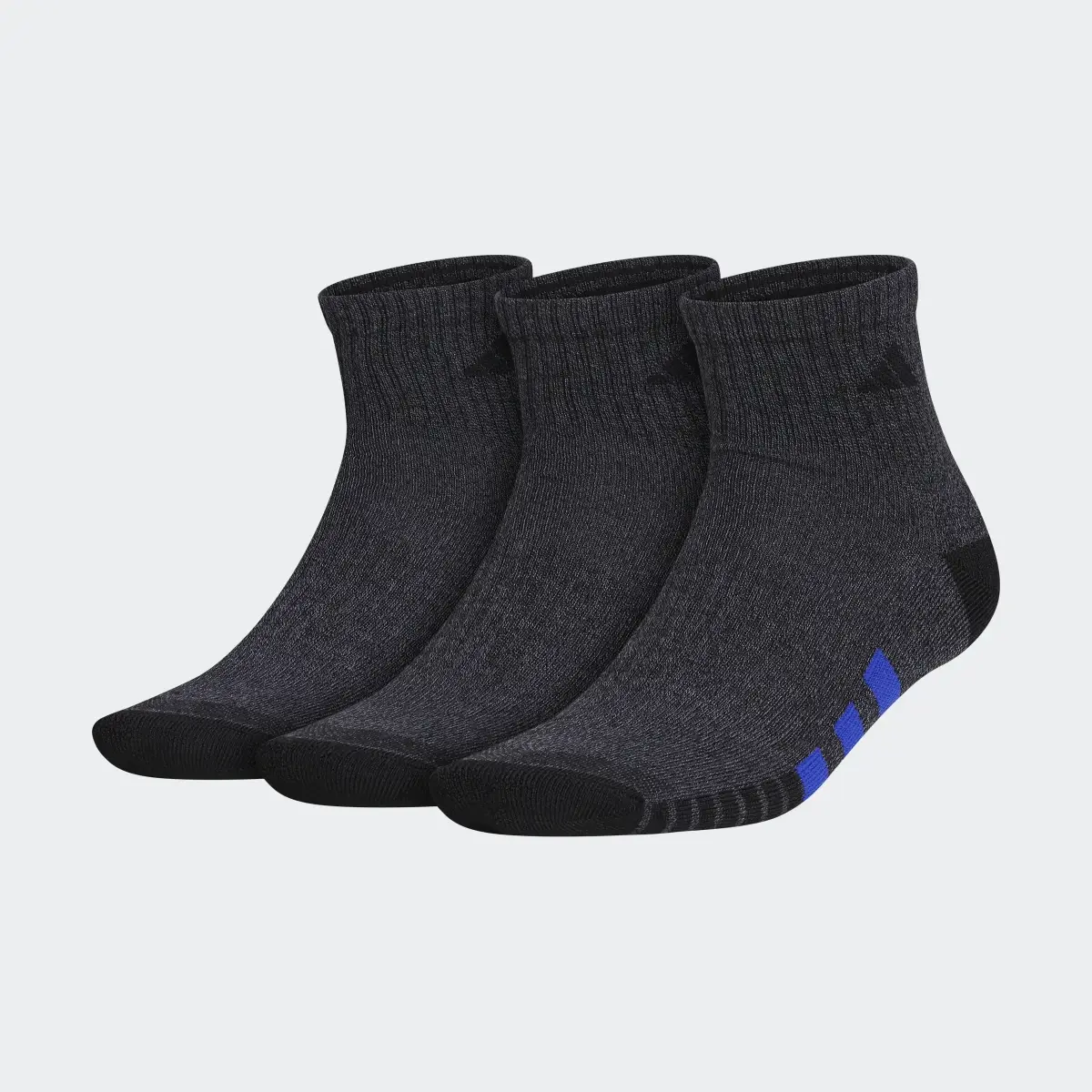 Adidas Cushioned Color Quarter Socks 3 Pairs. 2