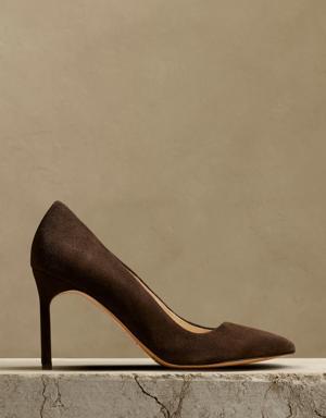 Banana Republic Arden Suede Pump brown