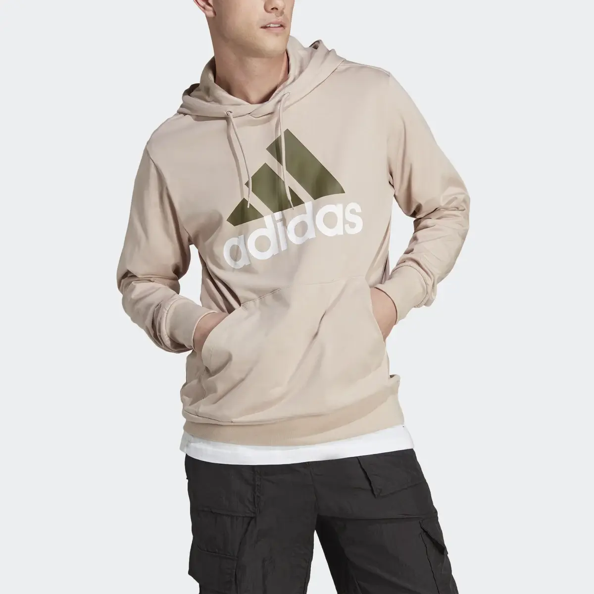 Adidas Essentials Logo Hoodie. 1