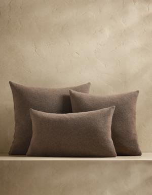 Forever Knit Cashmere Pillow brown