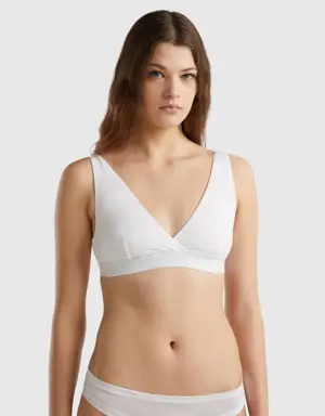 triangle bra in super stretch organic cotton