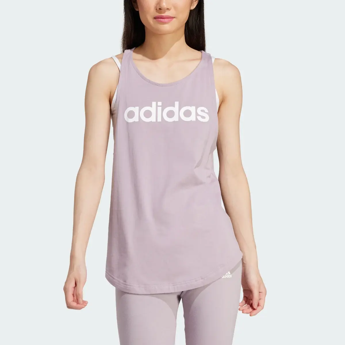 Adidas Essentials Loose Logo Tank Top. 1