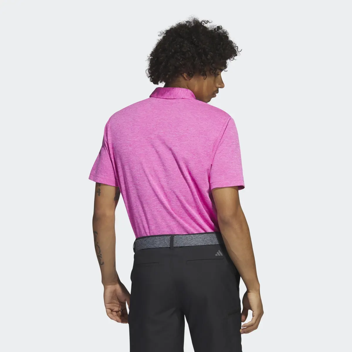 Adidas Drive Heather Polo Shirt. 3