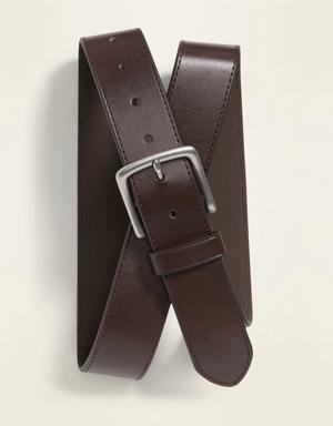 Old Navy Faux-Leather Belt brown