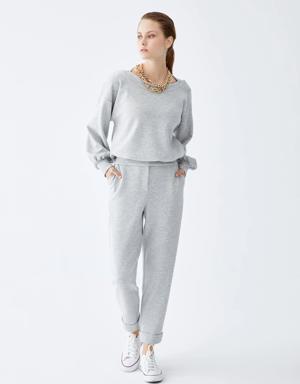 Straight Sweatpants Grey