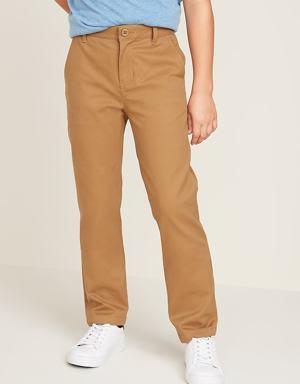 Straight Built-In Flex Uniform Pants For Boys brown