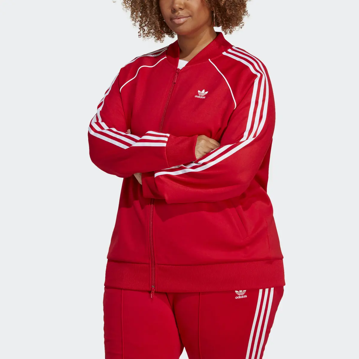 Adidas Adicolor Classics SST Track Top (Plus Size). 1