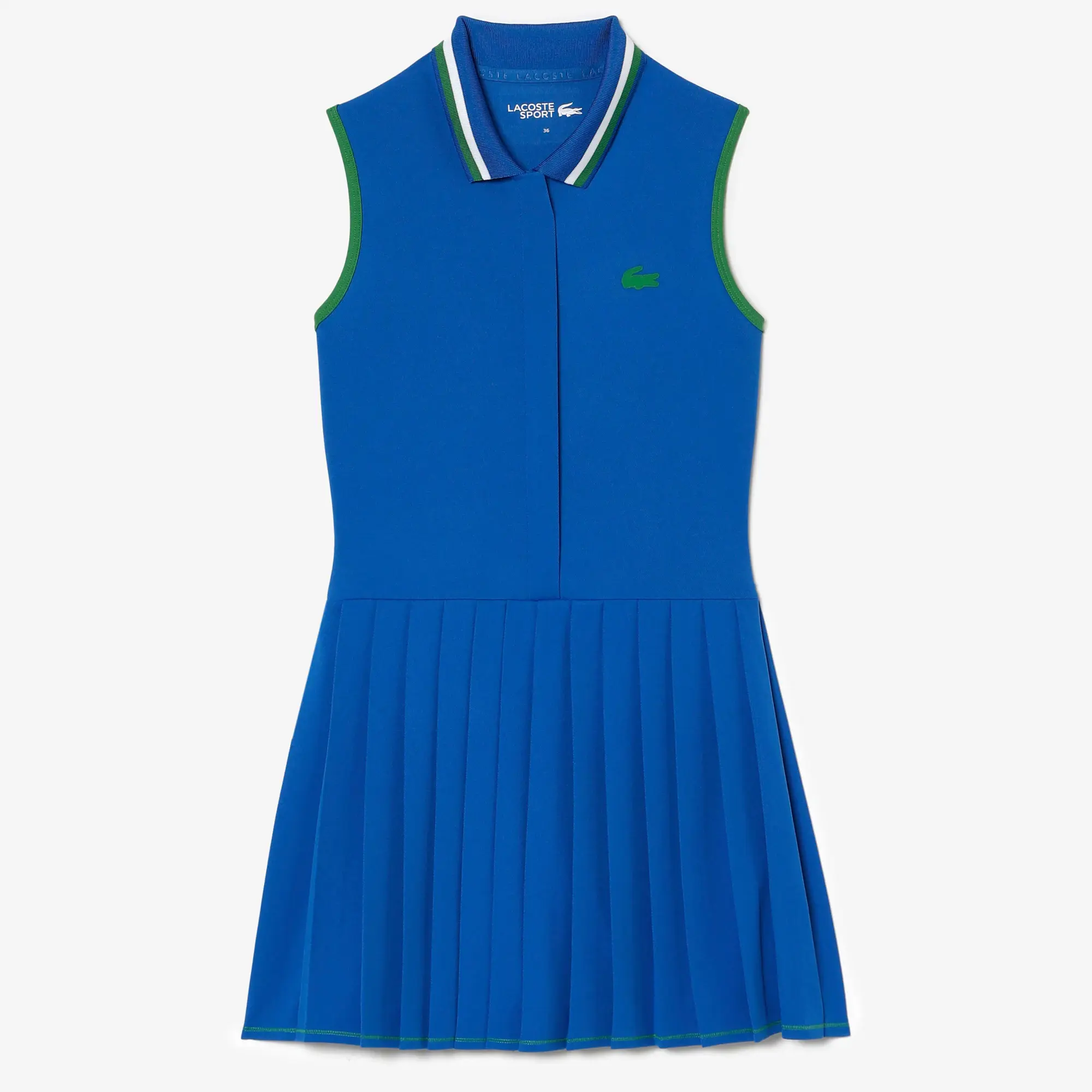 Lacoste Robe plissée femme Tennis Lacoste SPORT avec shorty intégré. 2