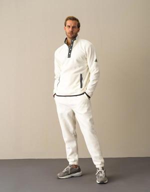 Xint Dik Yaka Regular Fit Cepli Polar Sweatshirt. 3 Xint Dik Yaka Regular Fit Cepli Polar Sweatshirt. 3