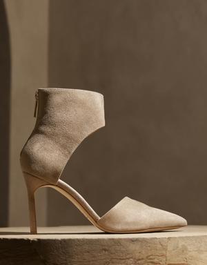 Banana Republic Valais Suede Heel beige