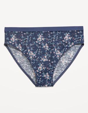 Old Navy High-Waisted Mesh Bikini Underwear for Women blue