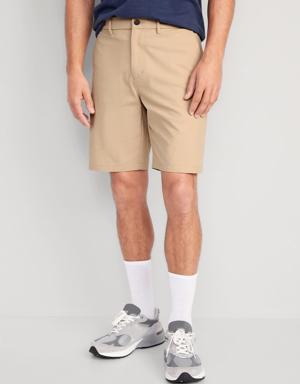 Slim Ultimate Tech Chino Shorts -- 9-inch inseam beige