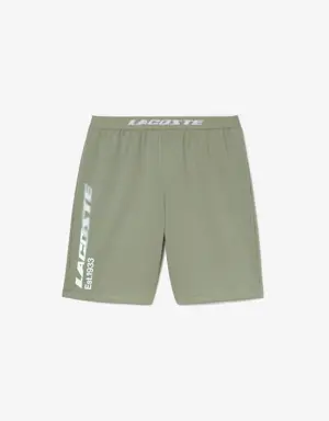 Herren Fleece-Shorts mit LACOSTE-Logo