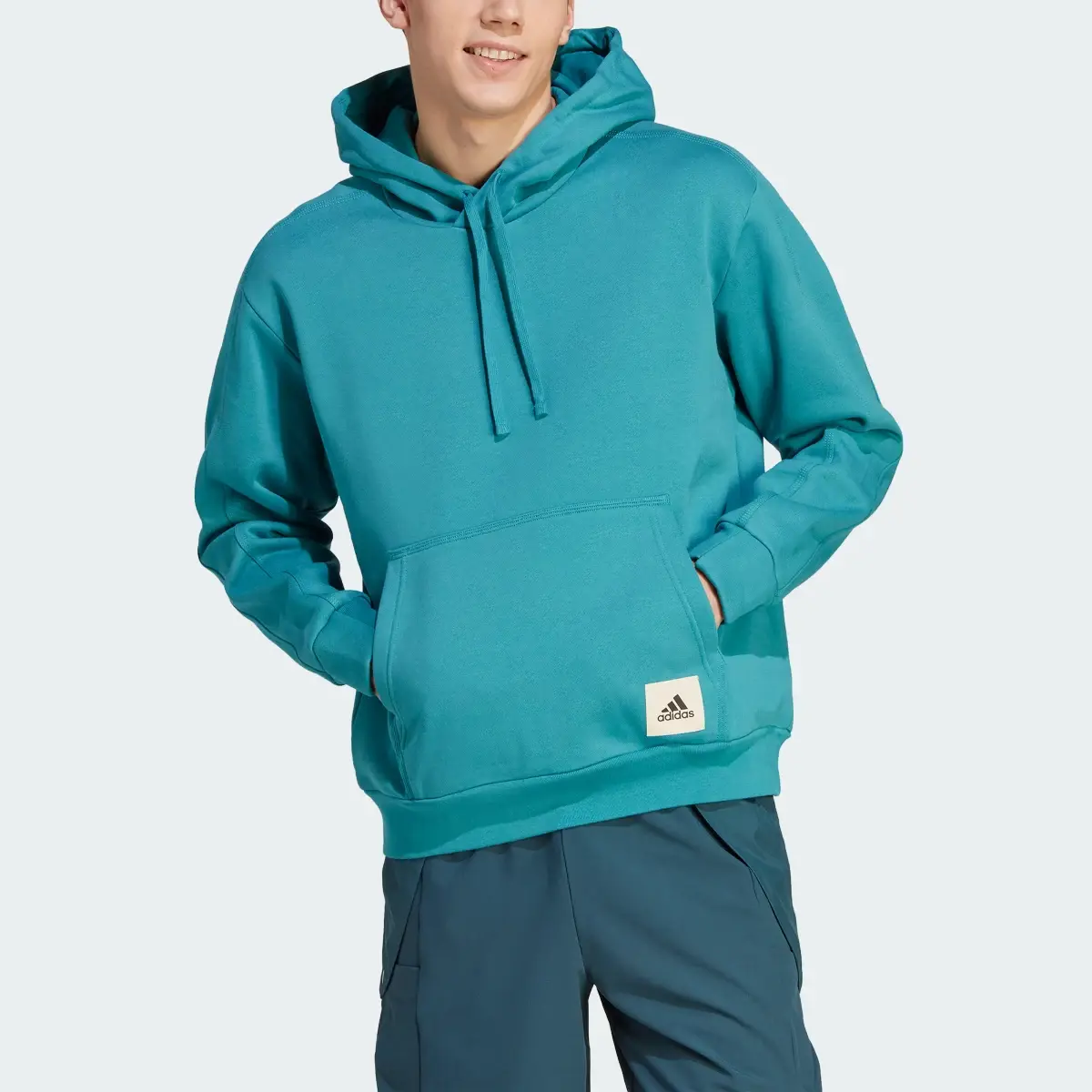 Adidas Lounge Fleece Kapüşonlu Üst. 1