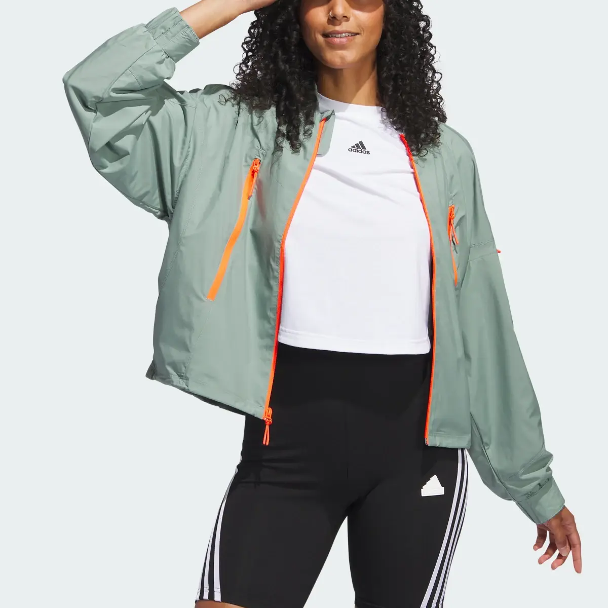 Adidas City Escape Loose Track Jacket. 1