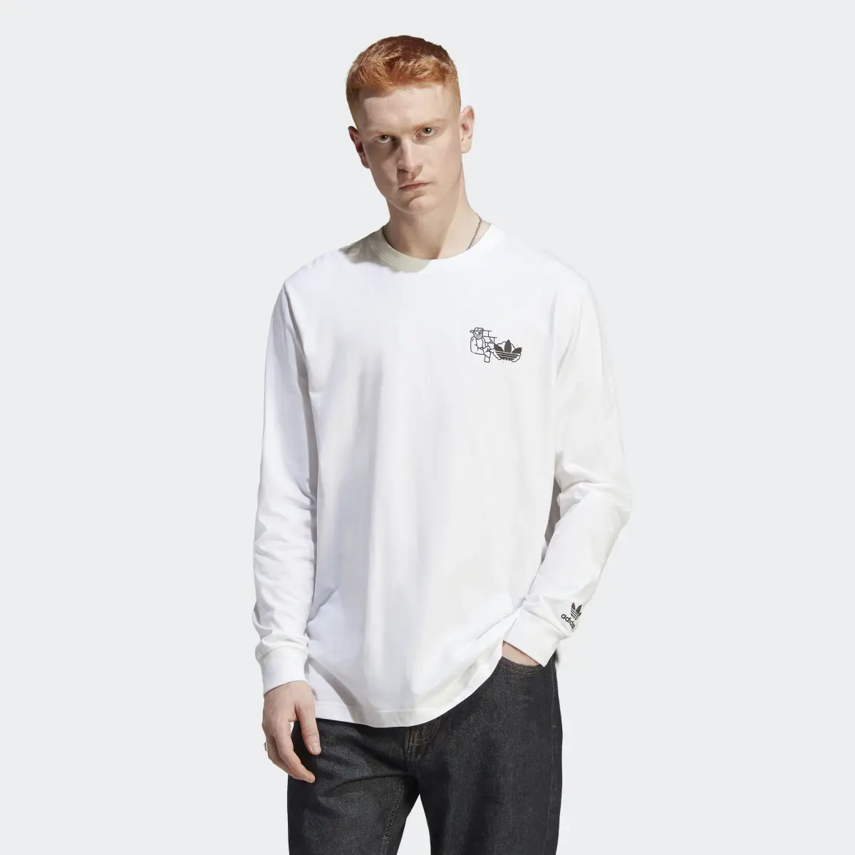 Adidas Hack the Elite Graphic Long Sleeve Tee. 2