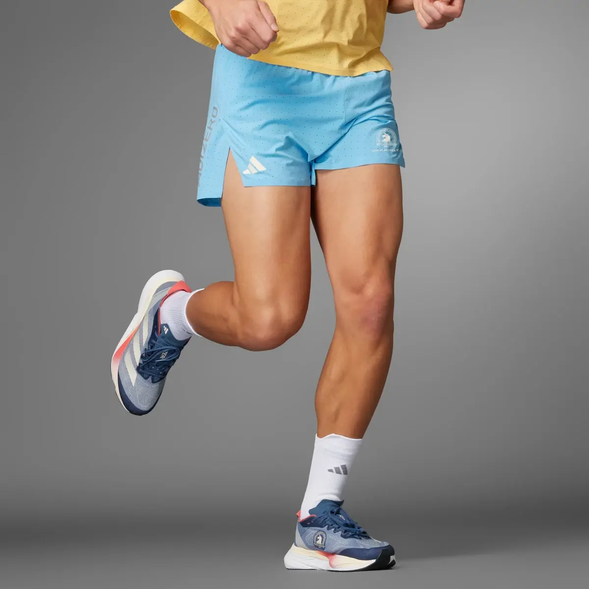 Adidas Boston Marathon 2024 Adizero Running Split Shorts. 1