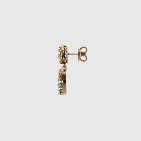 Gucci Crystal Double G earrings. 2