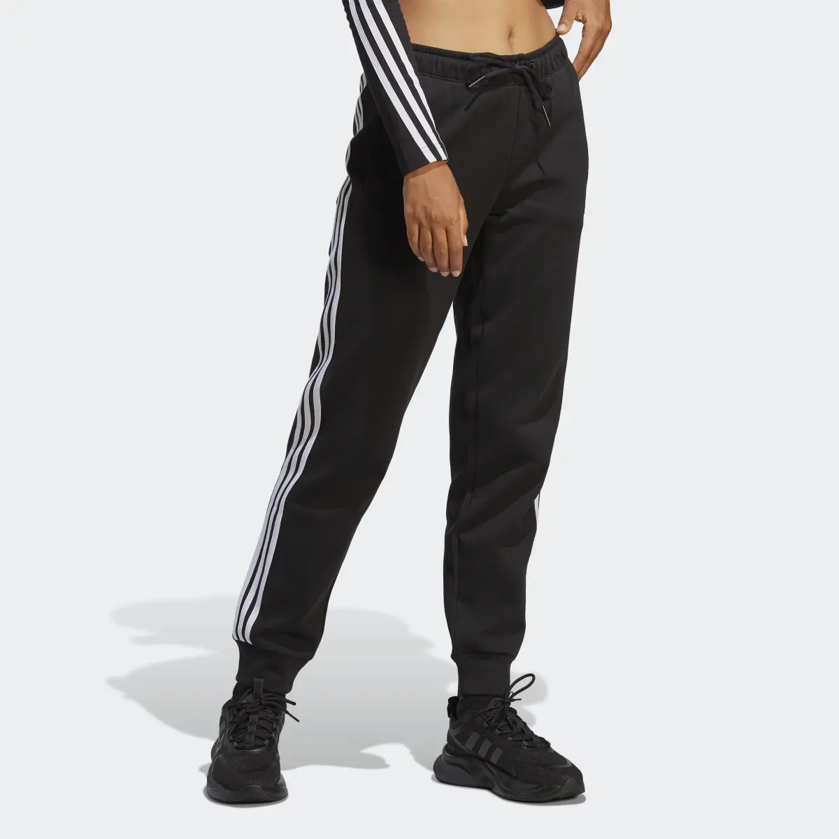 Adidas Future Icons 3-Stripes Regular Tracksuit Bottoms. 1