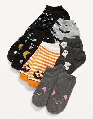 Old Navy Printed Ankle Socks 6-Pack for Girls multi