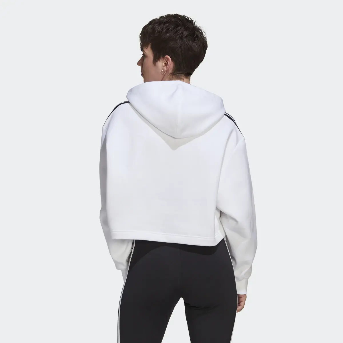 Adidas Adicolor Classics Crop Hoodie. 3